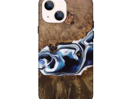 iPhone 13 Wood Live Edge Phone Case - Jorie (Blue, 744797) Online Hot Sale