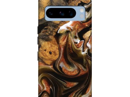 Pixel 8 Pro Wood Live Edge Phone Case - Juanita (Black & White, 744787) Cheap