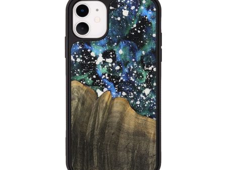 iPhone 11 Wood Phone Case - Moha (Cosmos, 744894) Online now