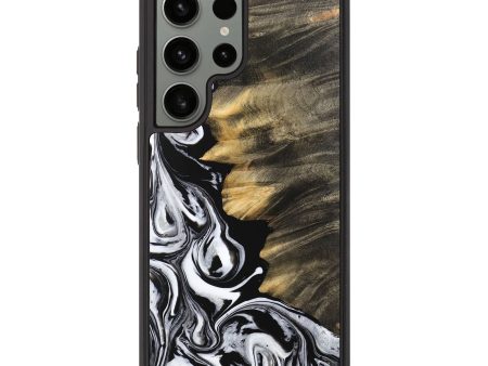 Galaxy S23 Ultra Wood Phone Case - Nagaraj (Black & White, 744817) Cheap