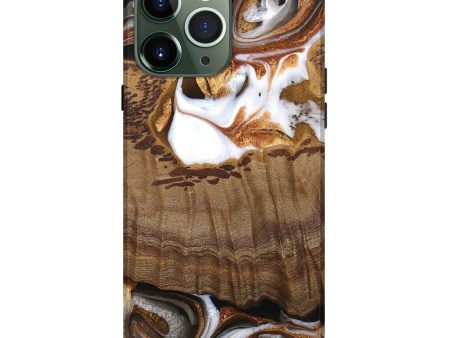 iPhone 13 Pro Max Wood Live Edge Phone Case - Ammon (Black & White, 744785) Cheap