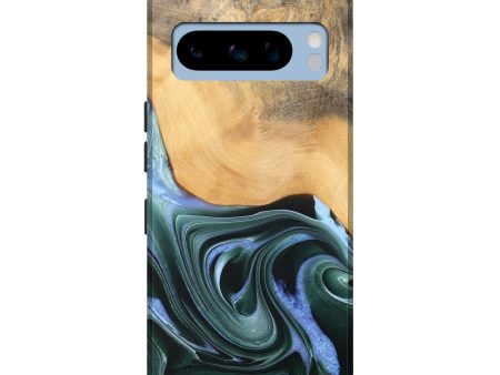 Pixel 8 Pro Wood Live Edge Phone Case - Lonnie (Green, 744375) Online Sale