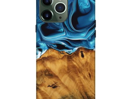 iPhone 13 Pro Max Wood Live Edge Phone Case - Khue (Blue, 744773) Online