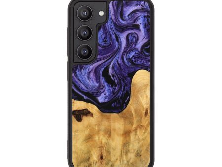 Galaxy S23 Wood Phone Case - Edita (Purple, 744924) Online