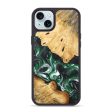 iPhone 15 Plus Wood Phone Case - Hien (Green, 744688) Online Sale