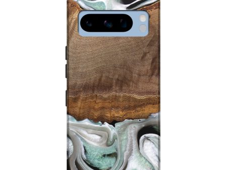 Pixel 8 Pro Wood Live Edge Phone Case - Gwyn (Black & White, 744801) Online now