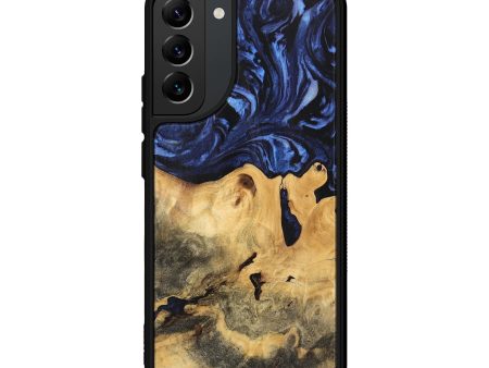 Galaxy S22 Plus Wood Phone Case - Bonni (Blue, 744583) For Sale