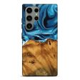 Galaxy S23 Ultra Wood Live Edge Phone Case - Khue (Blue, 744773) Hot on Sale