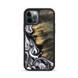 iPhone 12 Pro Wood Phone Case - Nagaraj (Black & White, 744817) Online Hot Sale