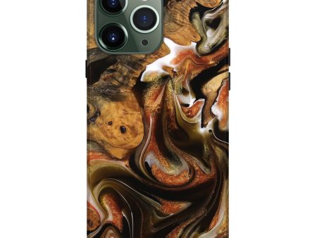 iPhone 13 Pro Max Wood Live Edge Phone Case - Juanita (Black & White, 744787) Online Hot Sale