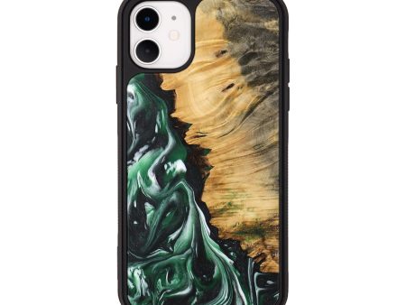 iPhone 11 Wood Phone Case - Sandye (Green, 744732) Online Sale