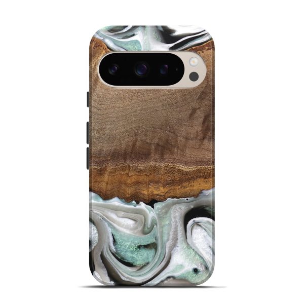 Pixel 9 Wood Live Edge Phone Case - Gwyn (Black & White, 744801) on Sale