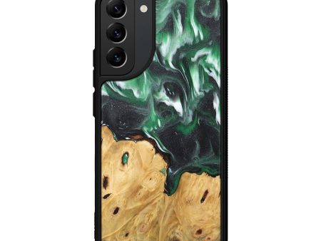 Galaxy S22 Plus Wood Phone Case - Reyaud (Green, 744687) For Sale