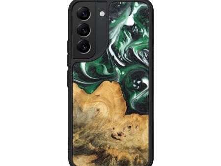 Galaxy S22 Wood Phone Case - Kennith (Green, 744735) Supply