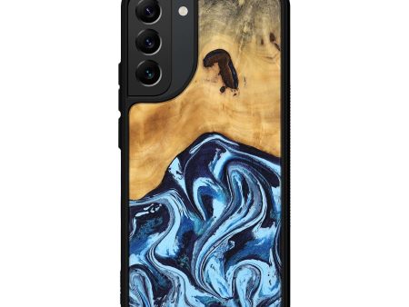 Galaxy S22 Plus Wood Phone Case - Suzi (Blue, 744916) Supply