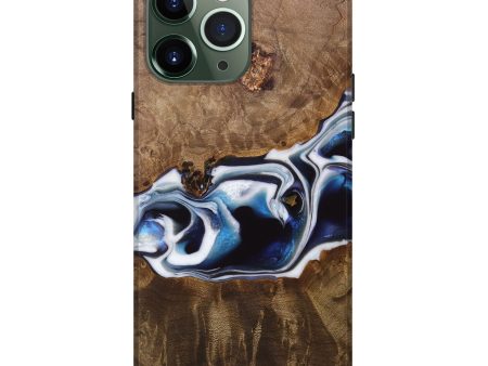 iPhone 13 Pro Max Wood Live Edge Phone Case - Jorie (Blue, 744797) Hot on Sale