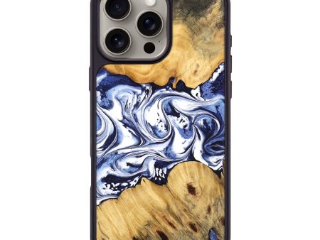 iPhone 16 Pro Max Wood Phone Case - Pearle (Blue, 744830) Sale