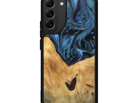 Galaxy S22 Plus Wood Phone Case - Shanie (Blue, 744665) Fashion