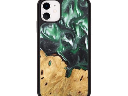 iPhone 11 Wood Phone Case - Reyaud (Green, 744687) For Discount