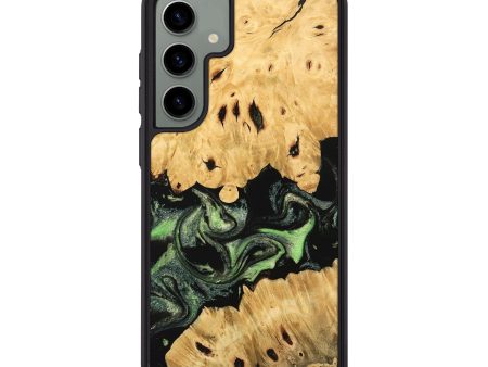 Galaxy S24 Plus Wood Phone Case - Androma (Green, 744847) For Sale