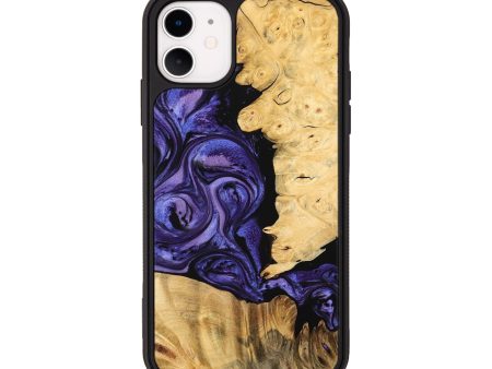 iPhone 11 Wood Phone Case - Tyreek (Purple, 744922) For Discount