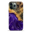 iPhone 13 Pro Max Wood Live Edge Phone Case - Emilda (Purple, 744094) Discount