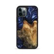 iPhone 12 Pro Wood Phone Case - Calvin (Blue, 744650) Discount