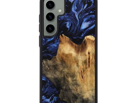 Galaxy S24 Plus Wood Phone Case - Calvin (Blue, 744650) Hot on Sale