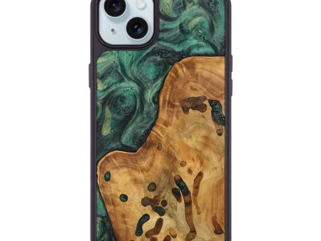 iPhone 15 Plus Wood Phone Case - Sanaa (Green, 744501) Online Hot Sale