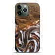 iPhone 13 Pro Max Wood Live Edge Phone Case - Anneke (Black & White, 744789) Supply