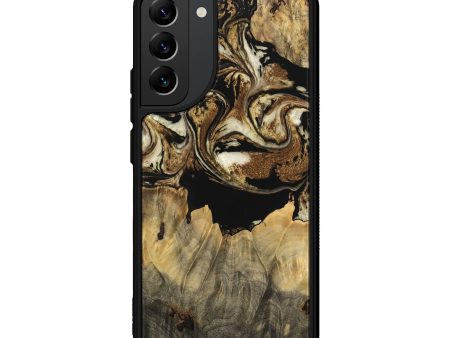 Galaxy S22 Plus Wood Phone Case - Felicia (Black & White, 744820) For Cheap