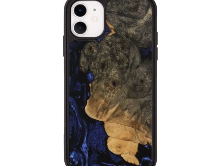 iPhone 11 Wood Phone Case - Javad (Blue, 744619) Online Sale