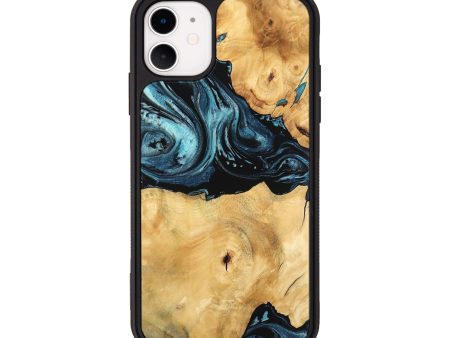 iPhone 11 Wood Phone Case - Kendall (Blue, 744064) Online